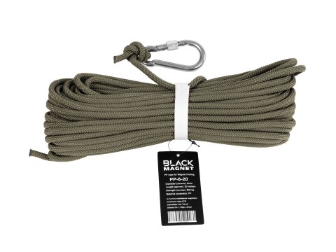 Lina do magnesu neodymowego Black Magnet 6 mm x 20 m Black Magnet