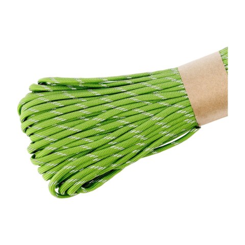 Linka Paracord EDCX Reflective 30 m green golf EDCX