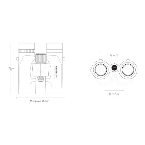 Lornetka Hawke Nature Trek 8x32 zielona Hawke Optics