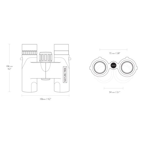 Lornetka Hawke Nature Trek Compact 8x25 zielona Hawke Optics