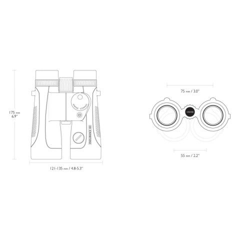 Lornetka z kompasem Hawke Endurance ED Marine 7x50 niebieska Hawke Optics