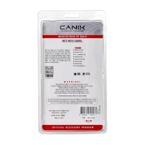 Lufa do pistoletu Canik METE MC9 LS kal. 9x19 mm Canik