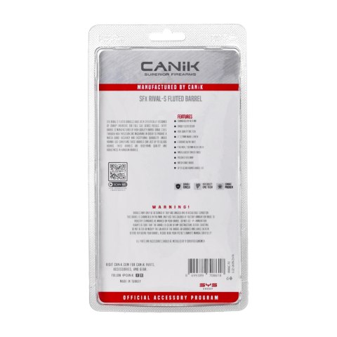 Lufa ryflowana do pistoletu Canik SFx RIVAL kal. 9x19 mm tenifer Canik