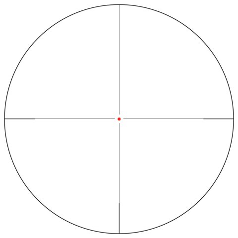 Luneta biegowa Vector Optics Forester 1-5x24 Gen II SFP 30 mm SCOC-03II Vector Optics