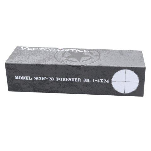Luneta biegowa Vector Optics Forester JR. 1-4x24 SCOC-28 czarna Vector Optics