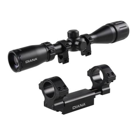 Luneta Diana 3-9x40 AO Duplex z montażem kompensacyjnym ZR 11 mm Diana