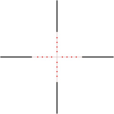 Luneta celownicza Hawke Vantage 1" 3-9x40 IR Mil Dot Hawke Optics