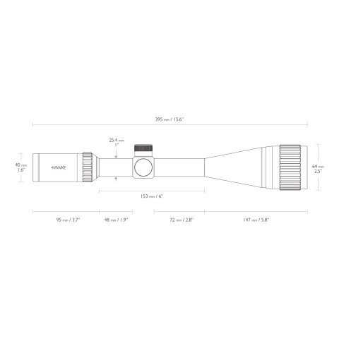 Luneta celownicza Hawke Vantage 1" 6-24x50 AO IR Mil Dot Hawke Optics
