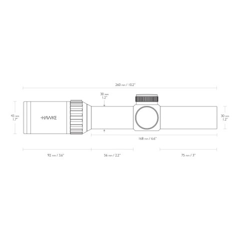 Luneta celownicza Hawke Vantage 30 WA 1-4x24 IR L4A Dot Hawke Optics