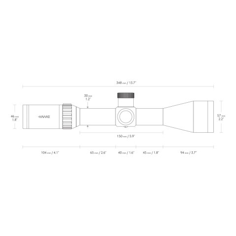 Luneta celownicza Hawke Vantage 30 WA FFP 4-16x50 IR SF Half Mil Dot Hawke Optics