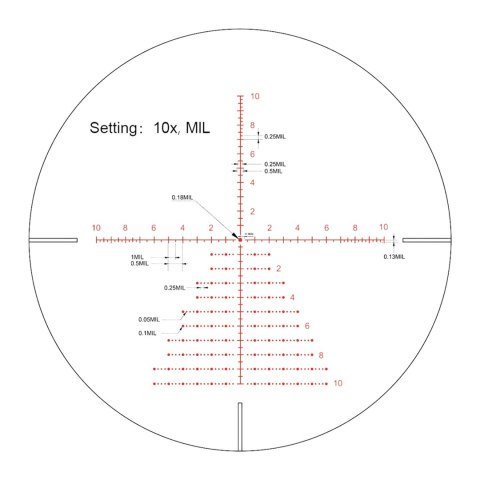 Luneta celownicza Vector Optics Continental x8 2-16x44 SFP Tactical ED SCOM-T39 Vector Optics