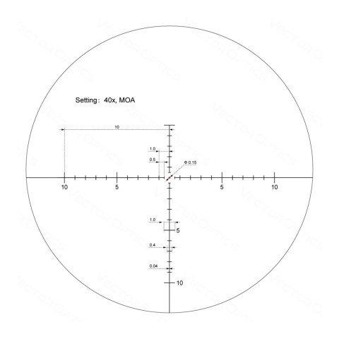 Luneta celownicza Vector Optics Minotaur 12-60x60 Gen. II MFL SFP SCOL-40 czarna Vector Optics