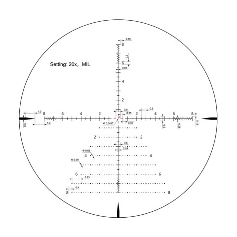 Luneta celownicza Vector Optics Tauron 3-24x56 ED SFP SCOL-55 czarna Vector Optics