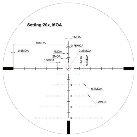 Luneta celownicza Vector Optics Tourex 6-24x50 FFP SCFF-19 Vector Optics