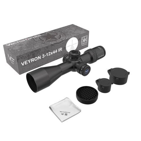 Luneta celownicza Vector Optics Veyron 3-12x44 IR Compact SFP MPR-V10 SCOM-40 czarna Vector Optics
