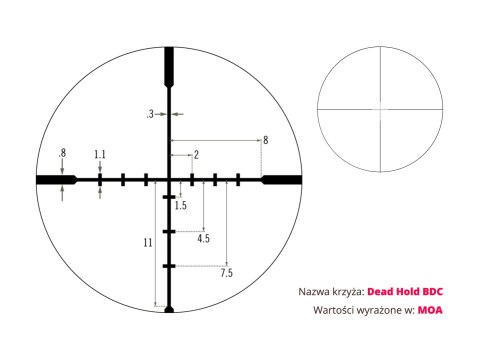 Luneta celownicza Vortex Crossfire II 3-9x40 1'' BDC/V-plex Vortex Optics
