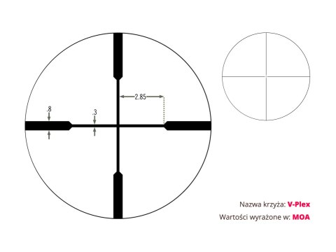 Luneta celownicza Vortex Crossfire II 3-9x40 1'' BDC/V-plex Vortex Optics