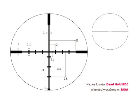 Luneta celownicza Vortex Crossfire II 3-9x50 1'' BDC Vortex Optics
