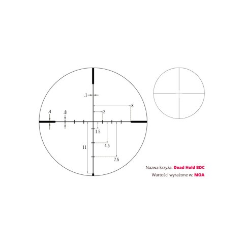 Luneta celownicza Vortex Crossfire II 4-12x44 1'' BDC/V-Plex Vortex Optics