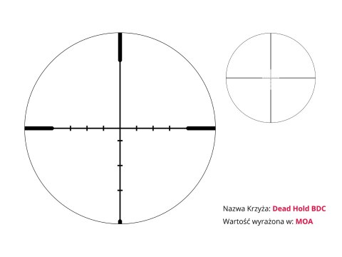 Luneta celownicza Vortex Diamondback 1.75-5x32 1" BDC Vortex Optics