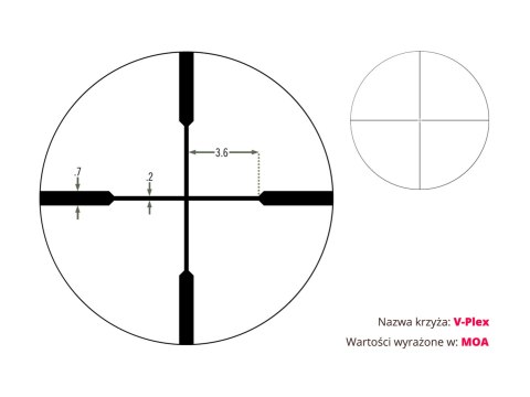 Luneta celownicza Vortex Diamondback 4-12x40 1'' BDC MOA Vortex Optics