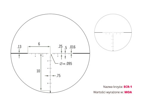 Luneta celownicza Vortex Golden Eagle HD 15-60x52 30 mm AO ECR-1/SCR Vortex Optics