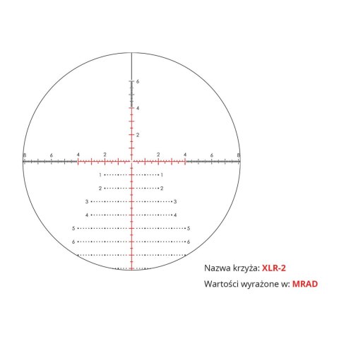 Luneta celownicza Vortex Razor HD LHT 4,5-22x50 FFP 30 mm AO XLR-2 MOA/MRAD Vortex Optics