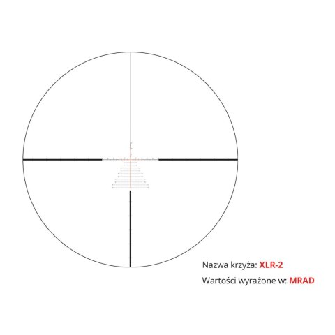 Luneta celownicza Vortex Razor HD LHT 4,5-22x50 FFP 30 mm AO XLR-2 MOA/MRAD Vortex Optics