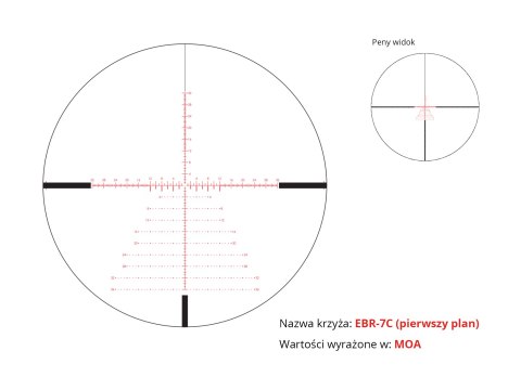 Luneta celownicza Vortex Razor II HD 4,5-27x56 FFP 34 mm EBR-7/H59/Tremor 3 Vortex Optics