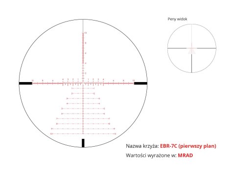 Luneta celownicza Vortex Razor II HD 4,5-27x56 FFP 34 mm EBR-7/H59/Tremor 3 Vortex Optics