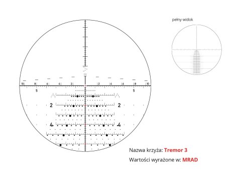 Luneta celownicza Vortex Razor II HD 4,5-27x56 FFP 34 mm EBR-7/H59/Tremor 3 Vortex Optics