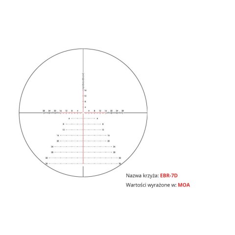Luneta celownicza Vortex Razor III HD 6-36x56 FFP 34 mm AO EBR-7D MOA/MRAD Vortex Optics