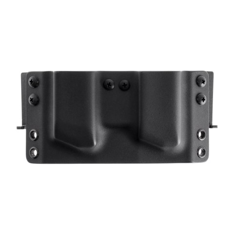 Ładownica podwójna RH Holsters OWB do Glock 17, bez sweatguardu, pas 40 mm, lewa, czarna RH Holsters
