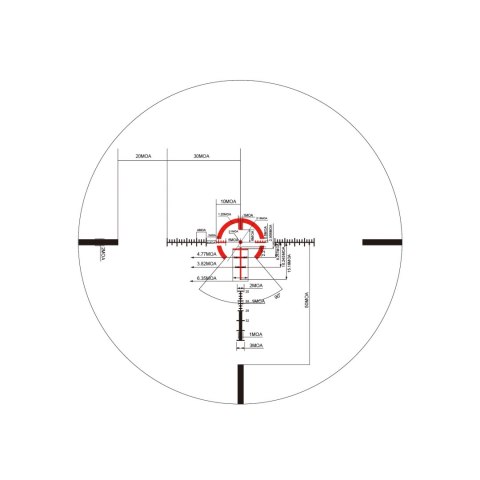 Luneta Redwin Blackbeast 1-10x24 IR SFP Redwin