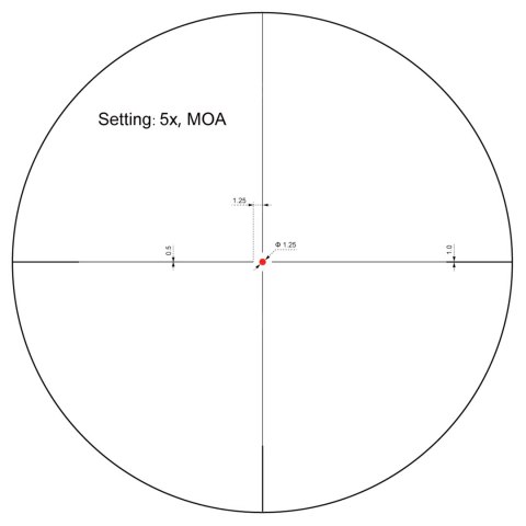 Luneta Vector Optics Forester 1-5x24 FDE SFP 30 mm SCOC-32 Vector Optics