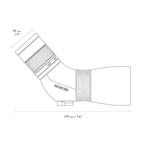 Luneta obserwacyjna Hawke Nature Trek 9-27x56 kątowa Hawke Optics