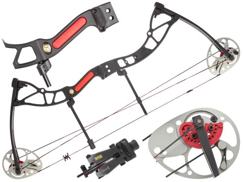 Łuk bloczkowy dla dorosłych Ek Exterminator 15-70 lb 30" czarny Poe Lang