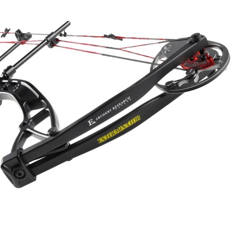 Łuk bloczkowy dla dorosłych Poe Lang Ek Exterminator 15-70 lb 30" czarny zestaw Poe Lang