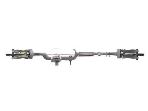 Łuk bloczkowy dla dorosłych i młodzieży Ek Rex Quad 15-55 lb 28" czarny Poe Lang