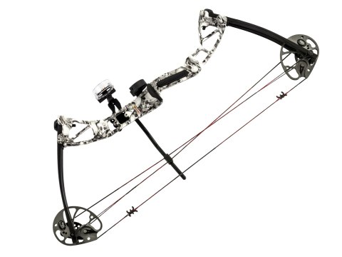Łuk bloczkowy dla dorosłych i młodzieży Poe Lang Rex 15-55 lb 28" skull camo Poe Lang