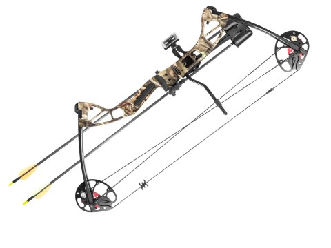 Łuk bloczkowy dla dorosłych i młodzieży Poe Lang Rex Quad 20-65 lb 28" kamuflaż Poe Lang