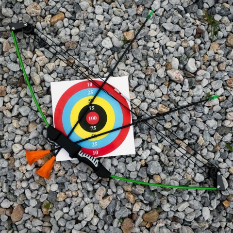 Łuk bloczkowy dla dzieci NXG CB Cadet4 Set 15 lbs zielony na przyssawki NXG