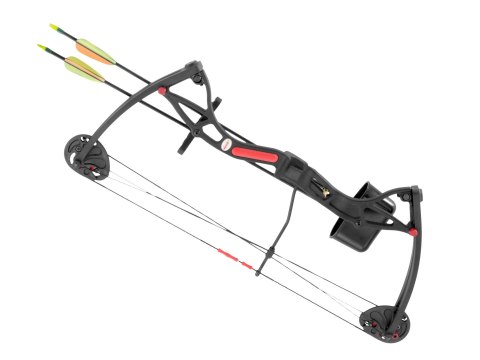 Łuk bloczkowy dla dzieci i młodzieży Poe Lang Buster 15-22 lb 25" czarny Poe Lang
