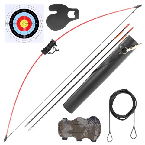 Łuk klasyczny NXG RB First Shot Competition Set 15 lbs młodzieżowy, czerwony NXG