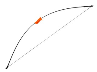 Łuk rekreacyjny Ek Crusader 15 lb 51" czarny Poe Lang