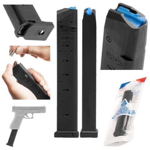 Magazynek Glock Leapers UTG 9 mm 33-nabojowy Leapers