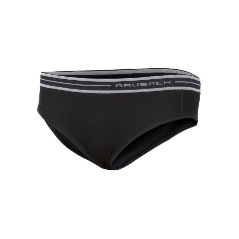 Majtki damskie Brubeck Hipster Active Wool, czarne Brubeck