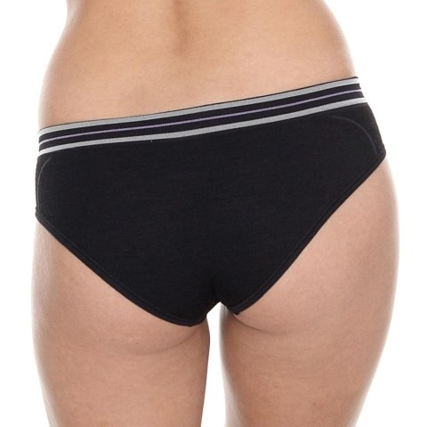Majtki damskie Brubeck Hipster Active Wool, czarne Brubeck