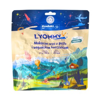 Makaron Lyommy orzo z pesto i wegańskim kurczakiem 350 g Lyommy