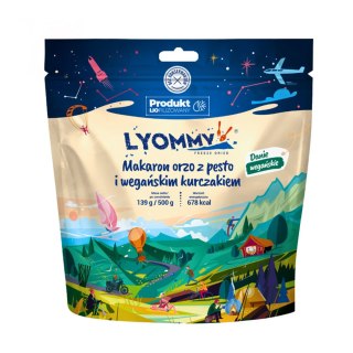 Makaron Lyommy orzo z pesto i wegańskim kurczakiem 500 g Lyommy